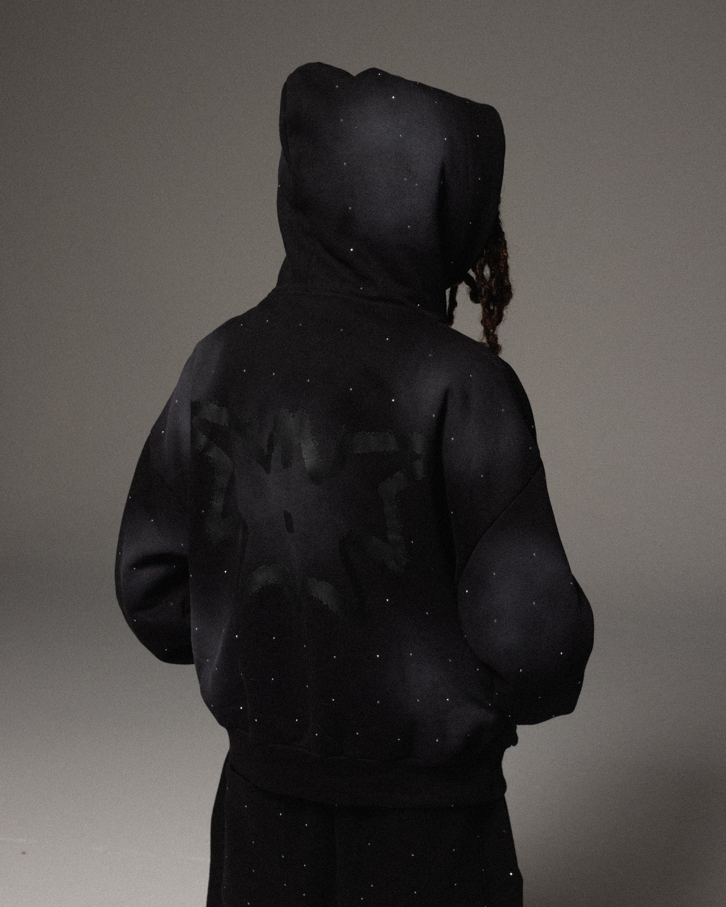 SAINT 93 RHINESTONE HOODIE