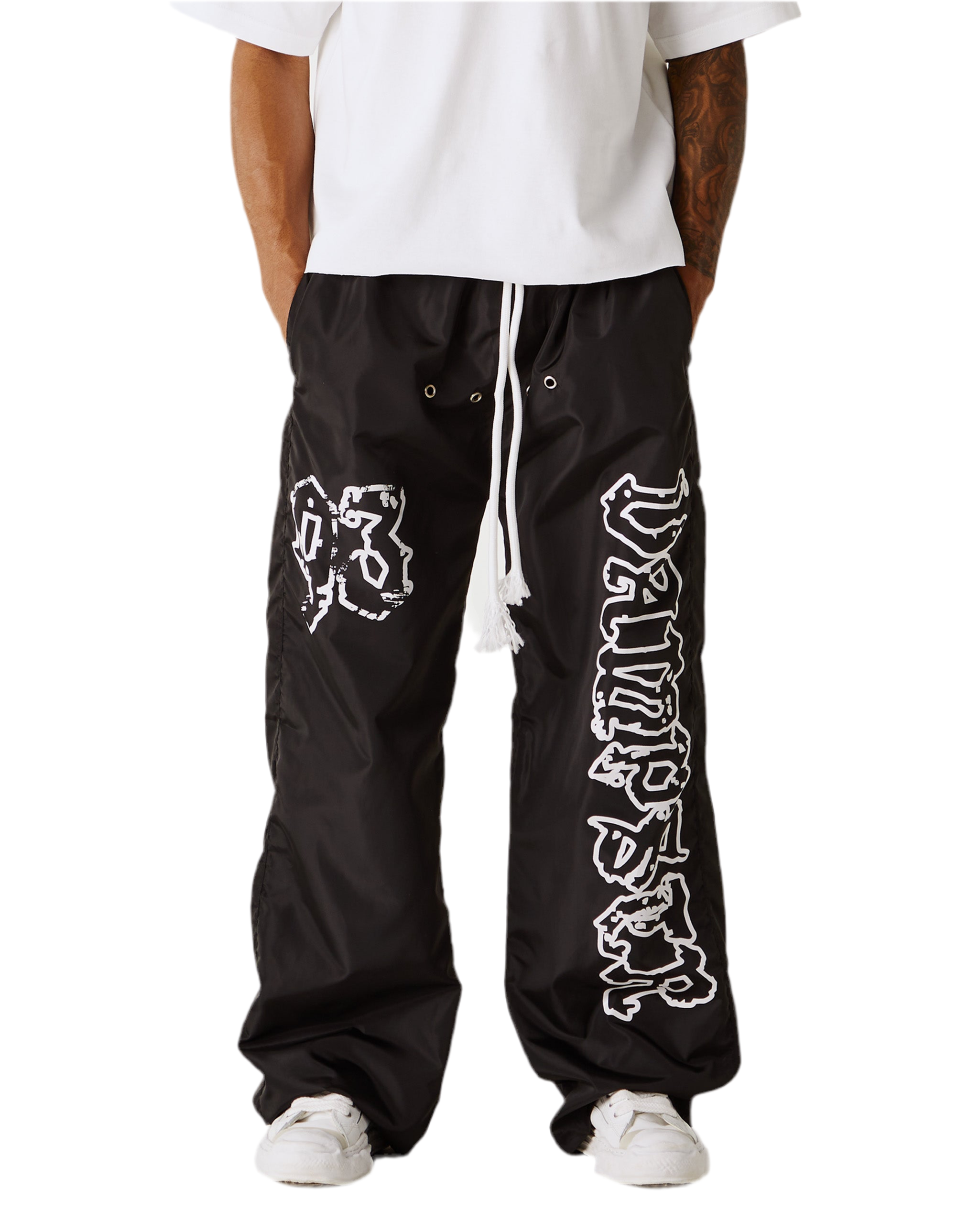BLACK 93 NYLON PANTS