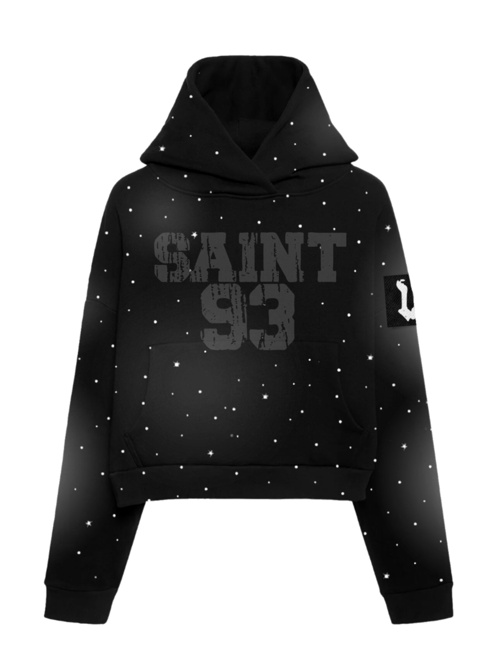 SAINT 93 RHINESTONE HOODIE