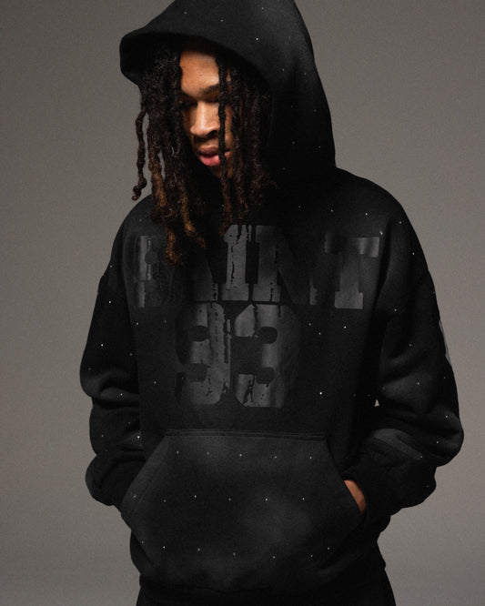 SAINT 93 RHINESTONE HOODIE