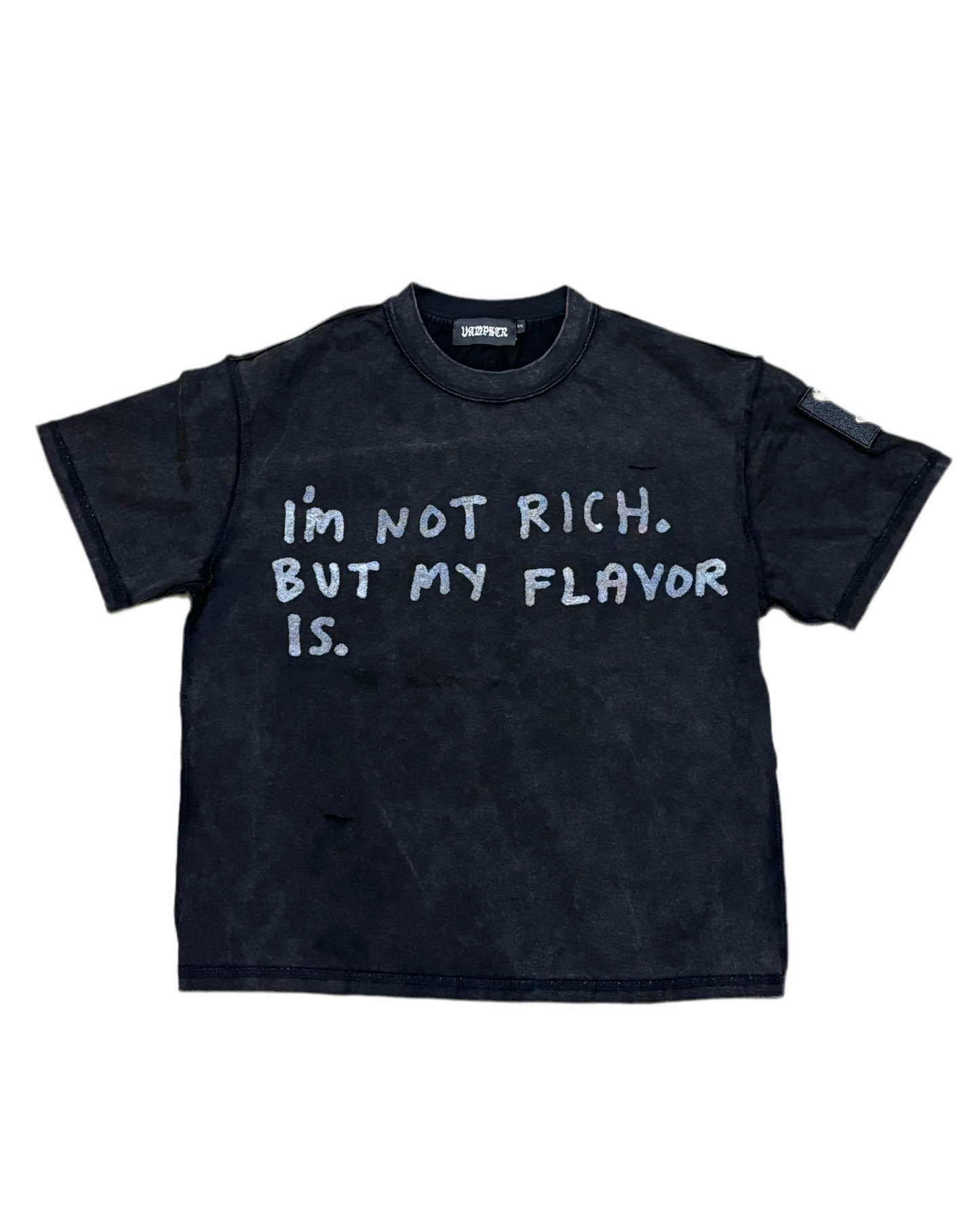 BLACK IM NOT RICH TEE