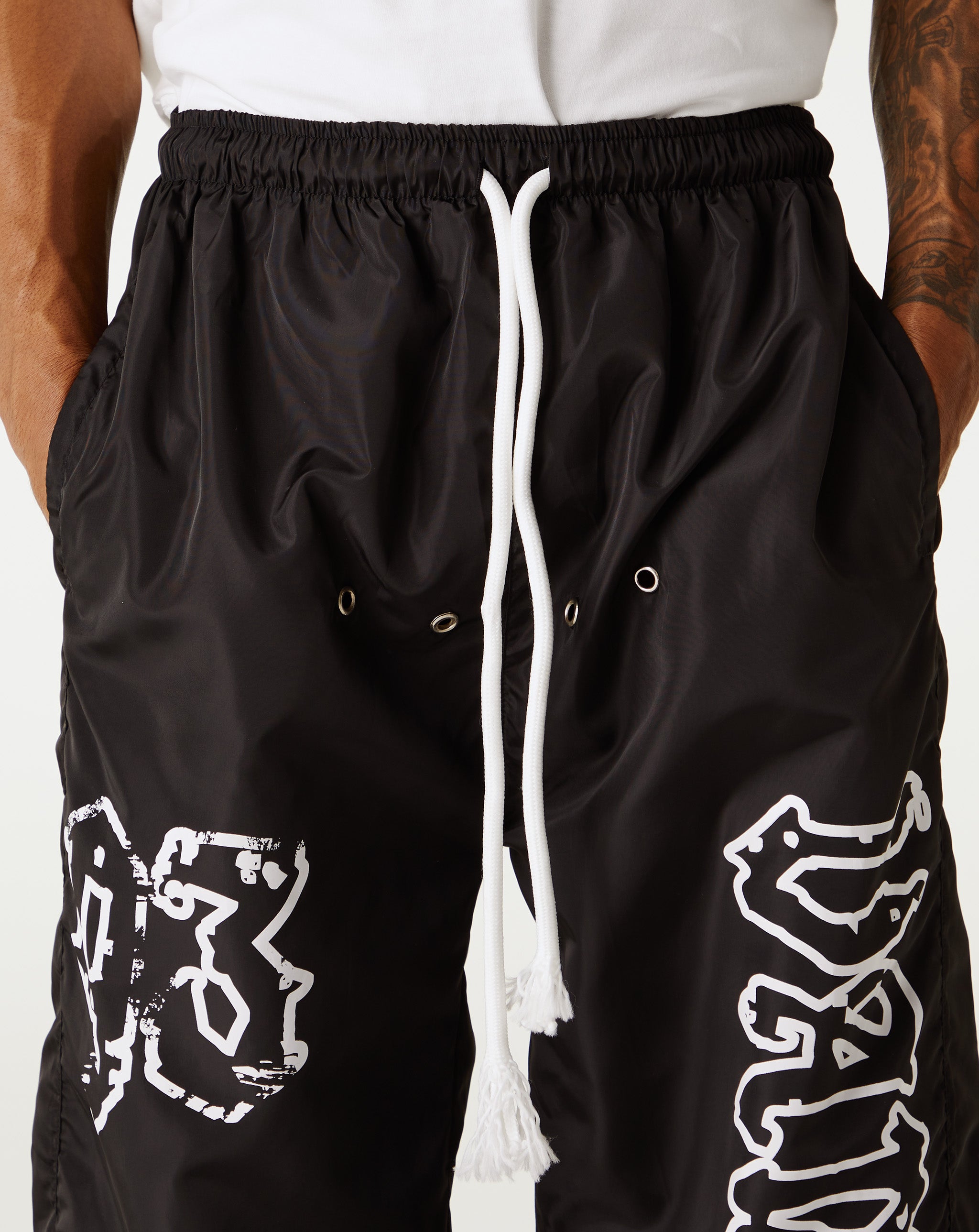 BLACK 93 NYLON PANTS