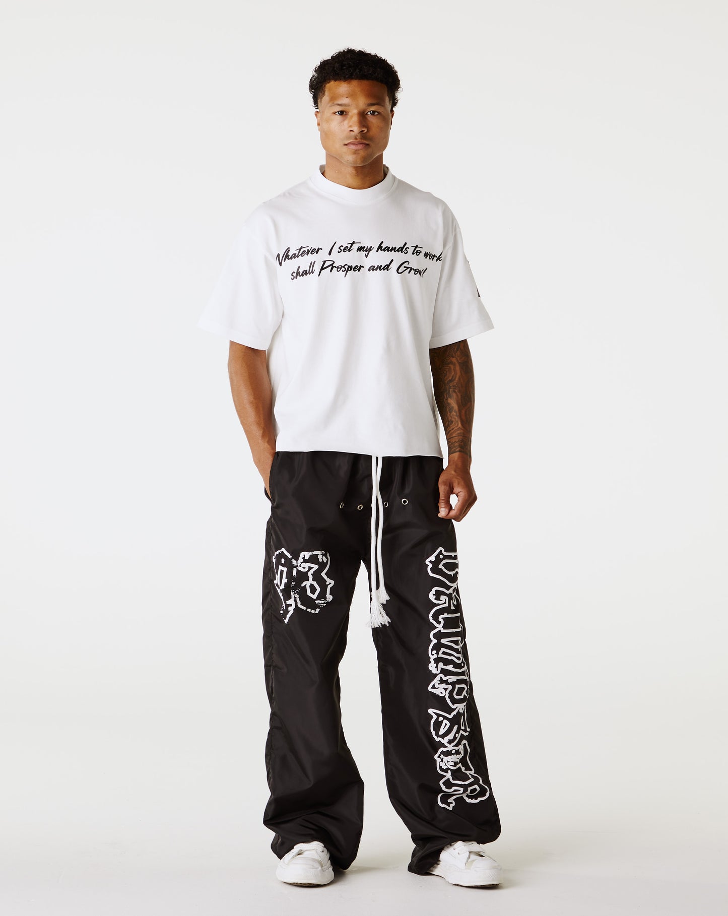 BLACK 93 NYLON PANTS