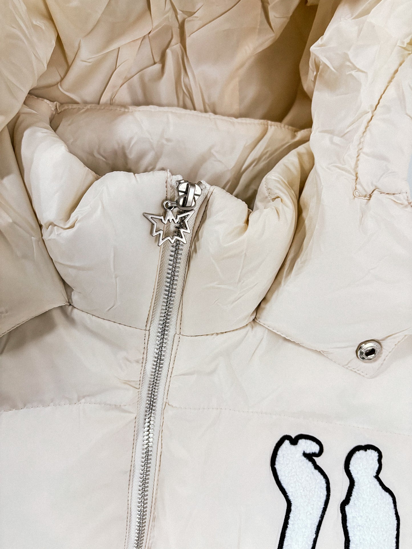 VAMPSTR CREAM PUFFER COAT
