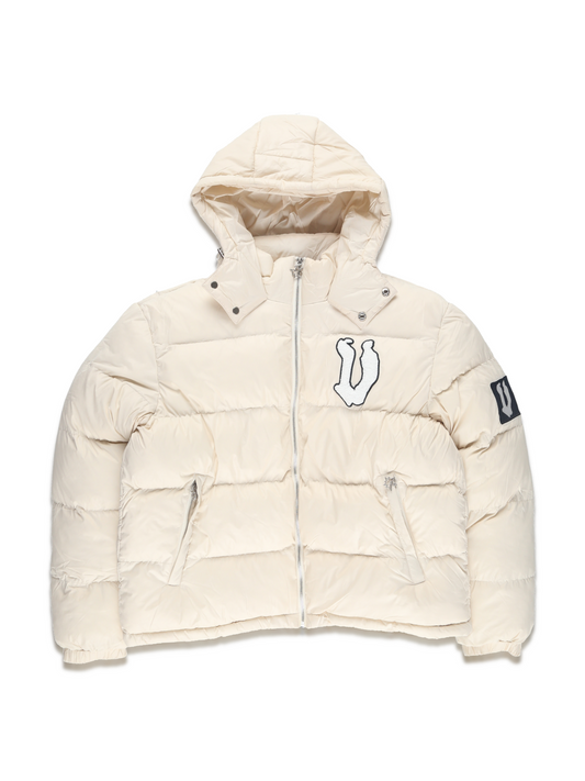 VAMPSTR CREAM PUFFER COAT