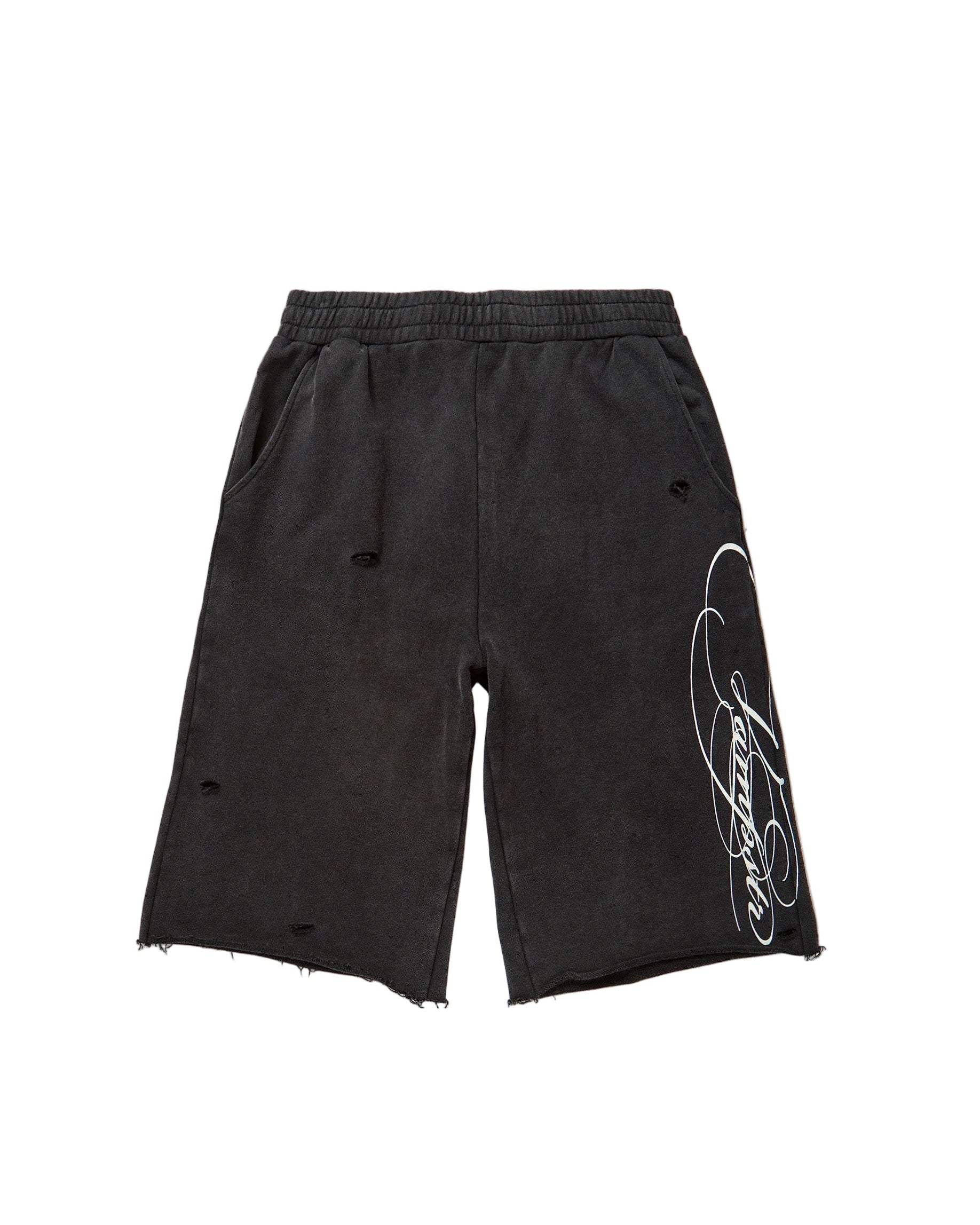 VINTAGE BLACK SWEATSHORT