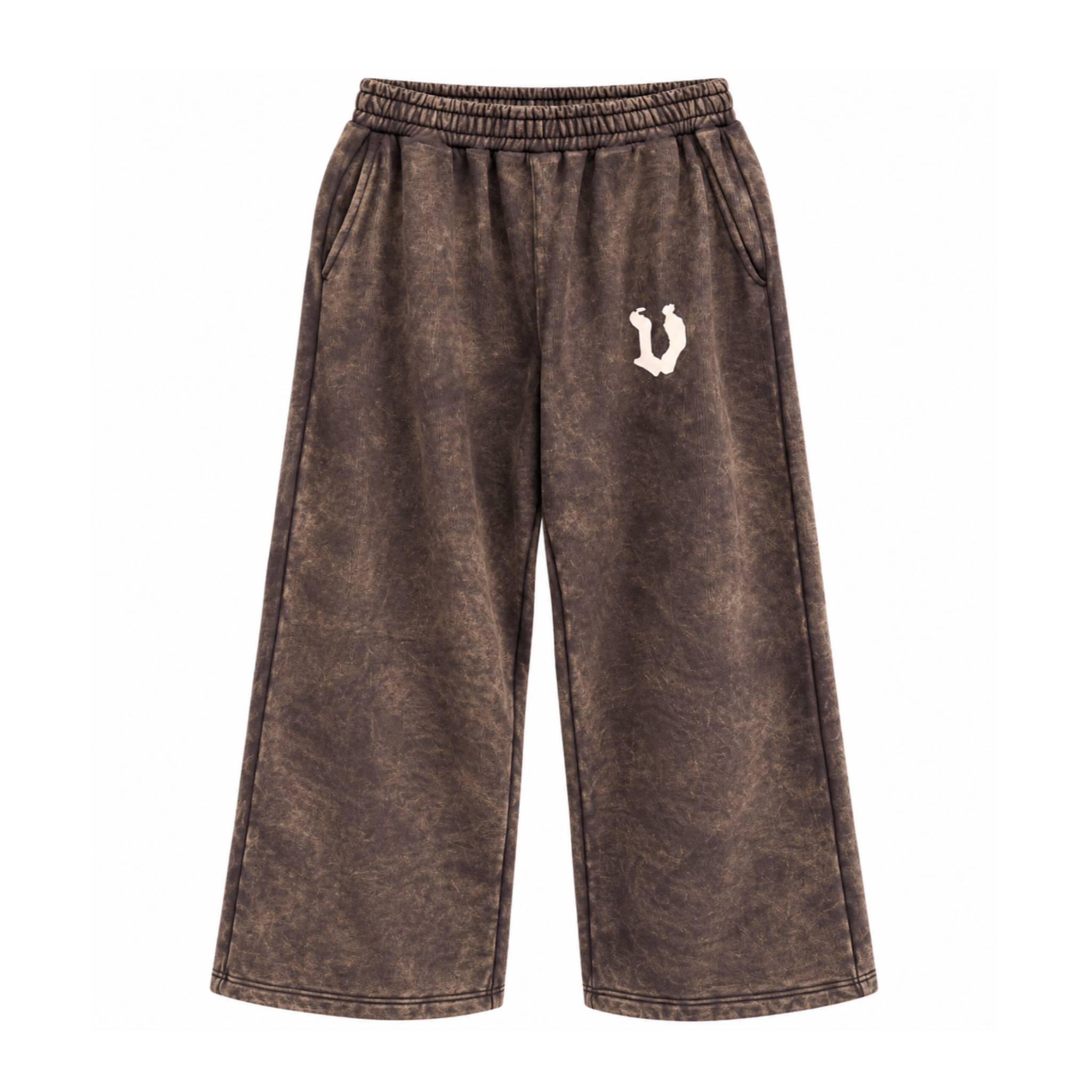 BROWN V LOGO SWEATPANT