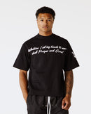 BLACK PROSPER AND GROW TEE