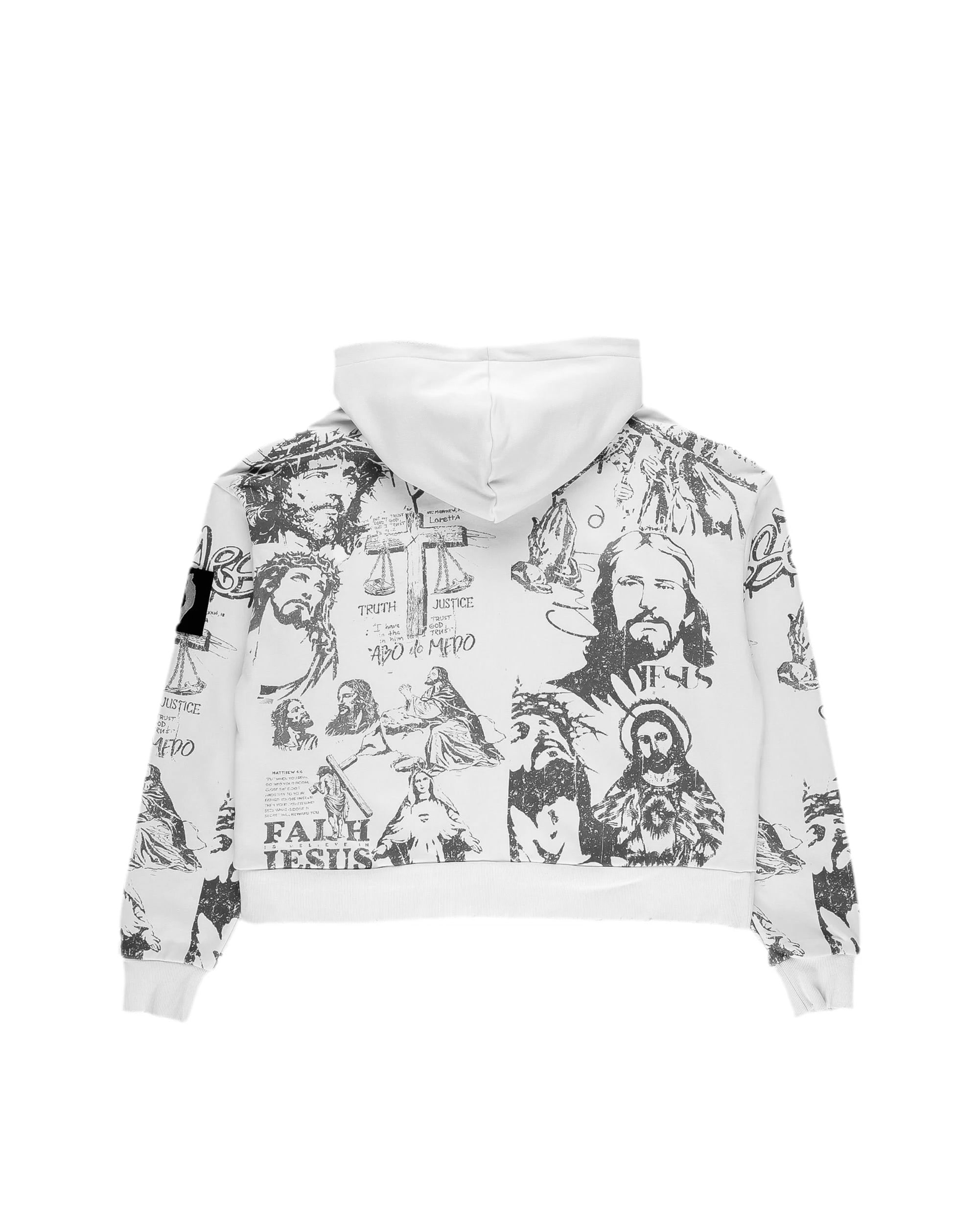 GREY BLESSED ZIP UP