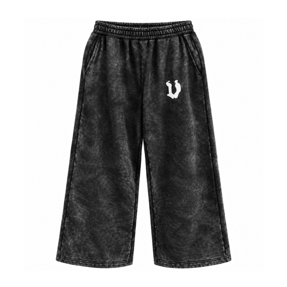 ASH BLACK V LOGO SWEATPANT