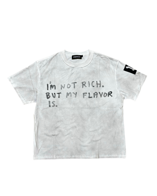 WHITE IM NOT RICH TEE